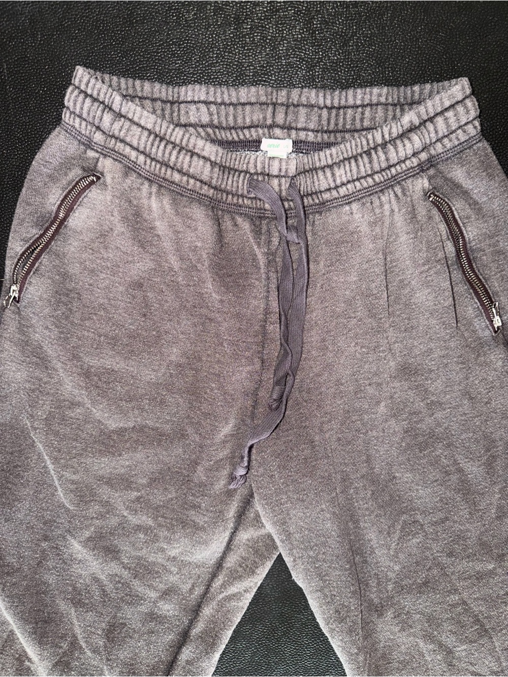 Aerie Gray Drawstring Jogger Sweatpants